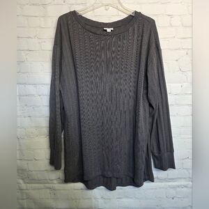 LuLaRoe Charcoal Knit Sweater